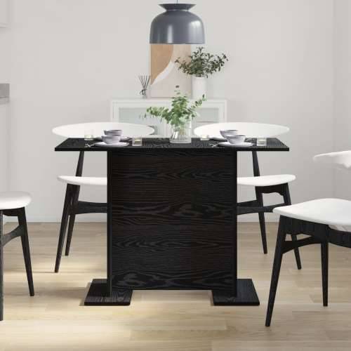 Blagovaonski Stol Crna Hrast 110x60x75 cm Konstruirano drvo Cijena