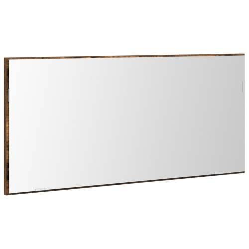 Ormar s ogledalom za kupaonicu s LED svjetlom dimljenog hrasta 80x37 cm Cijena