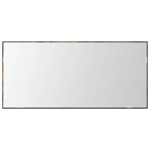 Ormar s ogledalom za kupaonicu s LED svjetlom dimljenog hrasta 80x37 cm Cijena