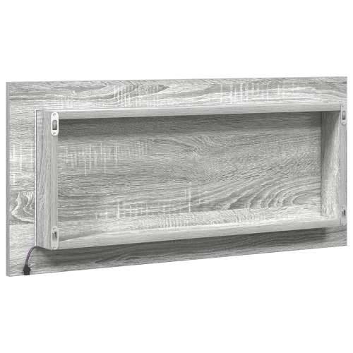 Ogledalo za kupaonicu s LED svjetlom svijetlosiva 80x37 cm Cijena