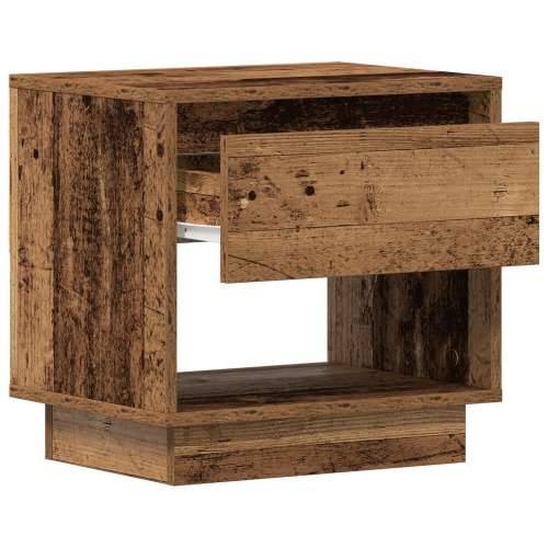 Noćni ormarić Stari drvo 45x34x44 cm Enginerirano drvo Cijena