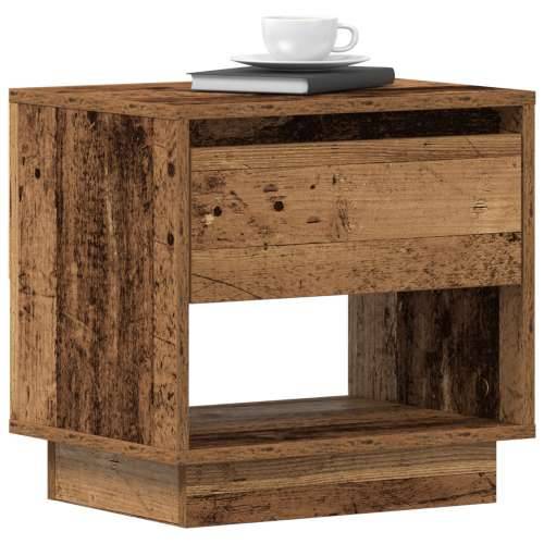 Noćni ormarić 2 kom Old Wood 45x34x45 cm Prozvedeno drvo Cijena