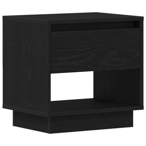 Noćni ormarić Crna hrast 45x34x48 cm Konstruirano drvo Cijena