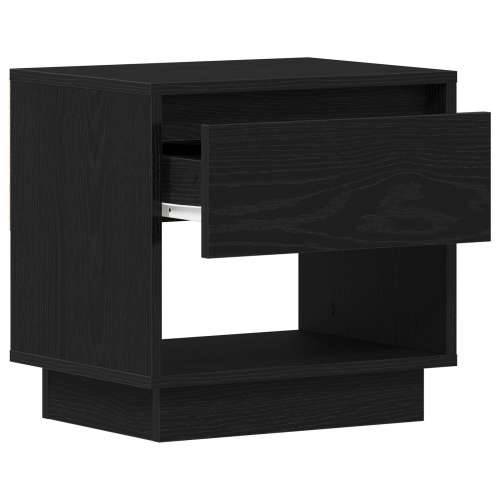 Noćni ormarić Crna hrast 45x34x48 cm Konstruirano drvo Cijena