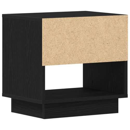 Noćni ormarić Crna hrast 45x34x48 cm Konstruirano drvo Cijena