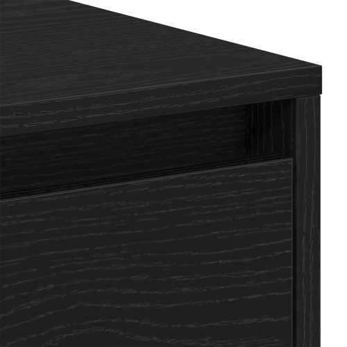 Noćni ormarić 2 kom Crni hrast 45x34x44,5 cm Konstruirano drvo Cijena