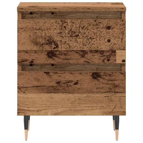 Noćni ormarić 2 kom Stari drvo 40x35x50 cm Srebrni drvo Cijena