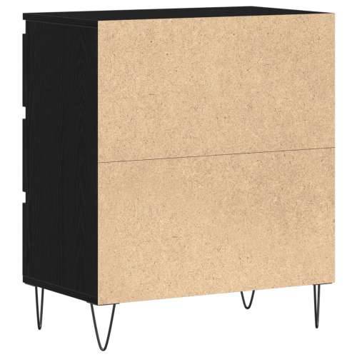 Komoda s ladicama Crni hrast 60x35x70 cm Izrađen od drva Cijena