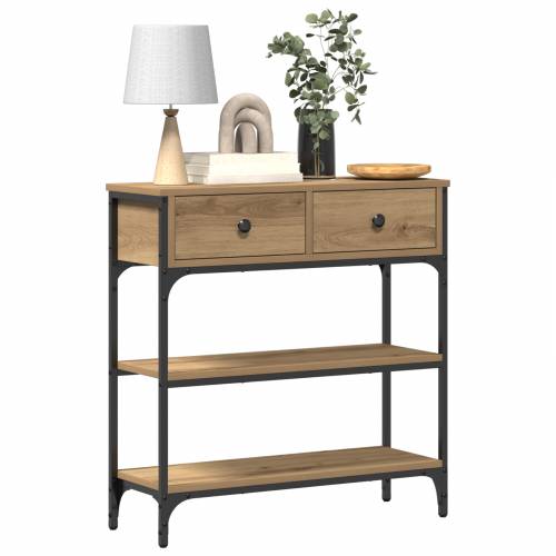 Konferencijski stol Artisan hrast 72,5x25x75 cm inženjerski drvo i čelik Cijena