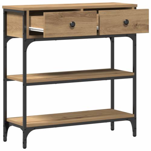 Konferencijski stol Artisan hrast 72,5x25x75 cm inženjerski drvo i čelik Cijena