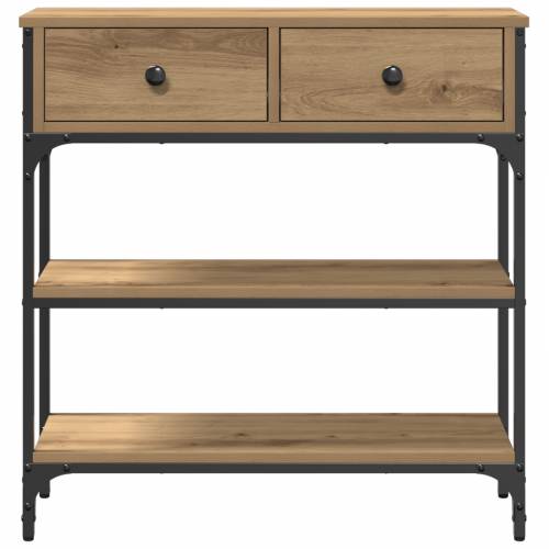 Konferencijski stol Artisan hrast 72,5x25x75 cm inženjerski drvo i čelik Cijena