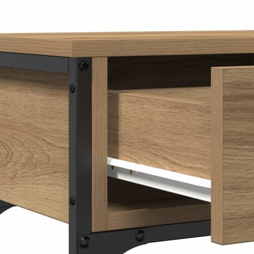 Konferencijski stol Artisan hrast 72,5x25x75 cm inženjerski drvo i čelik Cijena