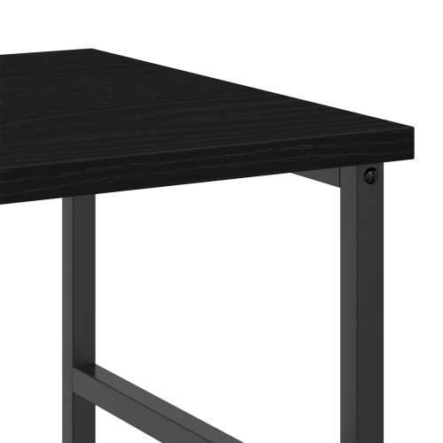 Polica za knjige Crna Hrast 50x33x82 cm Enginirano drvo i Čelik Cijena