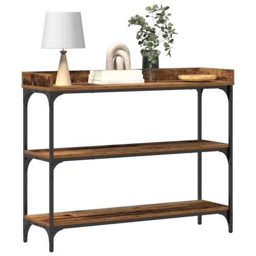 Consolna stolica od starog drveta 100x30x80 cm od inženjerskog drveta i čelika Cijena