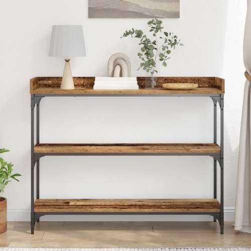 Consolna stolica od starog drveta 100x30x80 cm od inženjerskog drveta i čelika Cijena