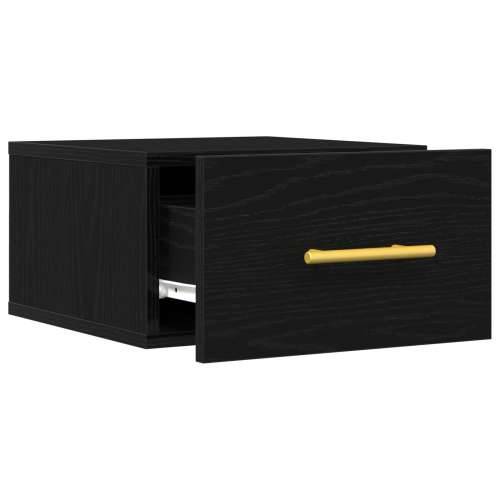 Noćni ormarić 2 komada Zidno montirani Crni hrast 35x35x20 cm Cijena