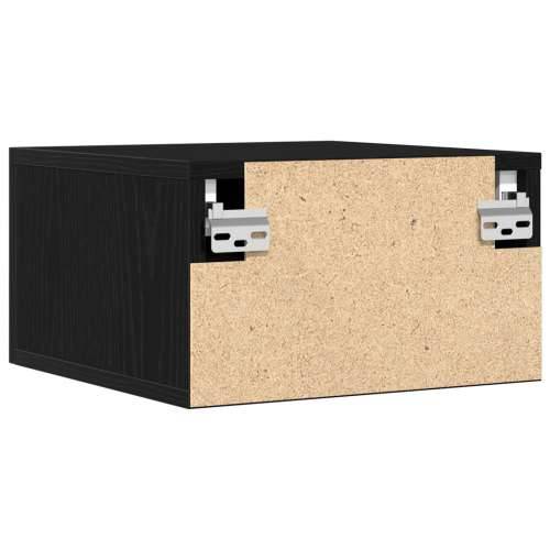 Noćni ormarić 2 komada Zidno montirani Crni hrast 35x35x20 cm Cijena