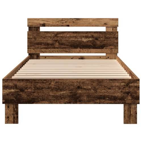 Krevetna Konstrukcija bez Madraca s LED Svjetlima Od Drva 90x190 cm Cijena