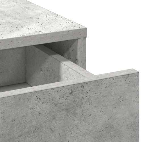 Toaletni stol s LED svjetlima Betonska siva 78,5x41x135 cm Cijena