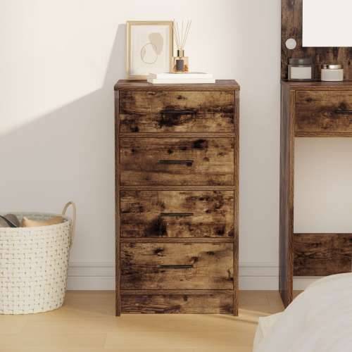 Sideboard Dimljeni hrast 40x41x75 cm Drvo Cijena