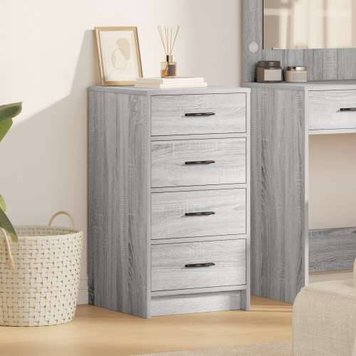 Komoda Siva Sonoma 40x41x75 cm Konstruirano drvo Cijena