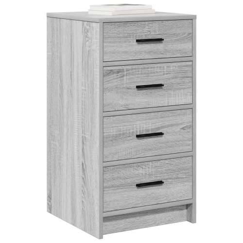 Komoda Siva Sonoma 40x41x75 cm Konstruirano drvo Cijena