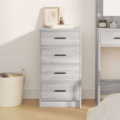 Komoda Siva Sonoma 40x41x75 cm Konstruirano drvo Cijena