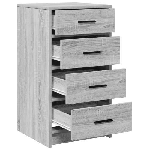 Komoda Siva Sonoma 40x41x75 cm Konstruirano drvo Cijena
