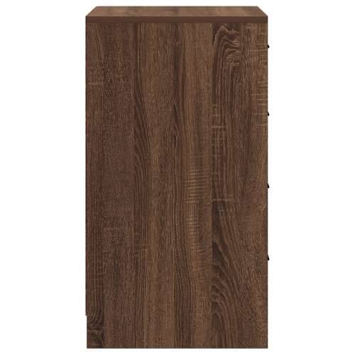 Bočni stol smeđi hrast 40x41x75 cm konstruirano drvo Cijena