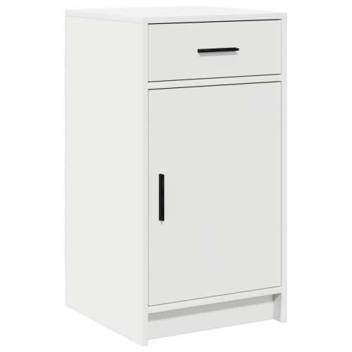 Sideboard Bijela 40x41x75 cm Obložena drvom Cijena
