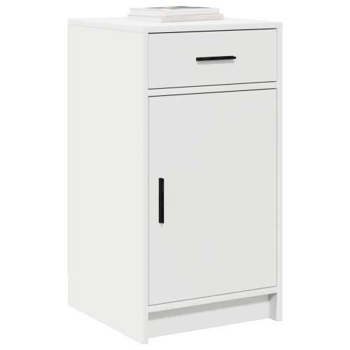 Sideboard Bijela 40x41x75 cm Obložena drvom Cijena