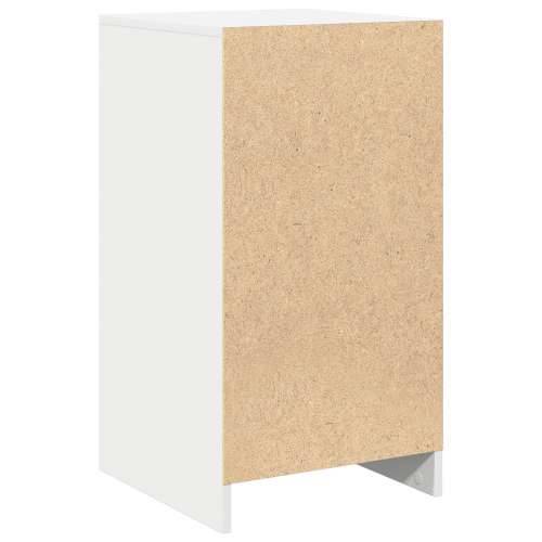 Sideboard Bijela 40x41x75 cm Obložena drvom Cijena