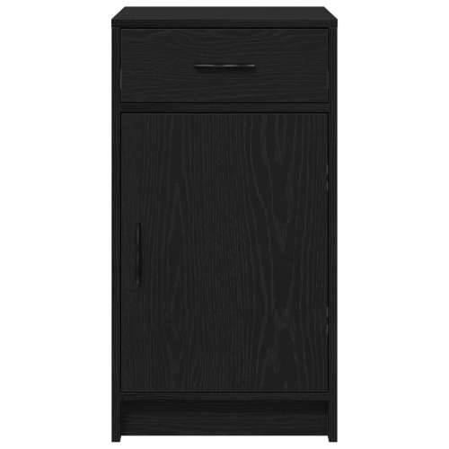 Komoda Crna Hrast 40x41x75 cm Konstruirano drvo Cijena