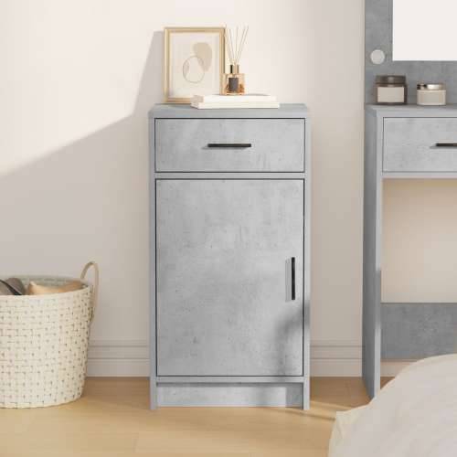 Sideboard Betonski Sivi 40x41x75 cm Konstrukcijsko Drvo Cijena