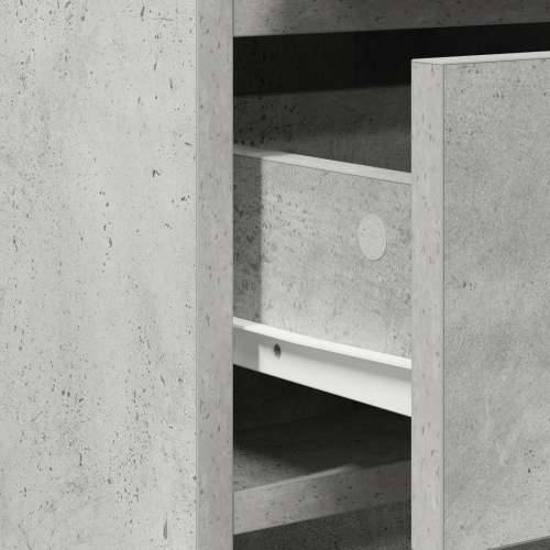 Sideboard Betonski Sivi 40x41x75 cm Konstrukcijsko Drvo Cijena