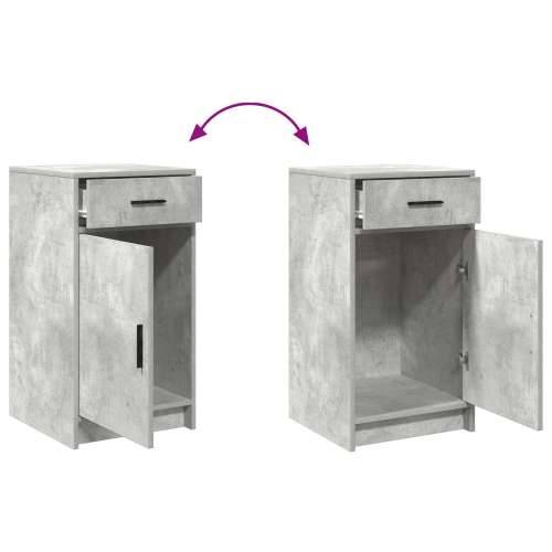 Sideboard Betonski Sivi 40x41x75 cm Konstrukcijsko Drvo Cijena