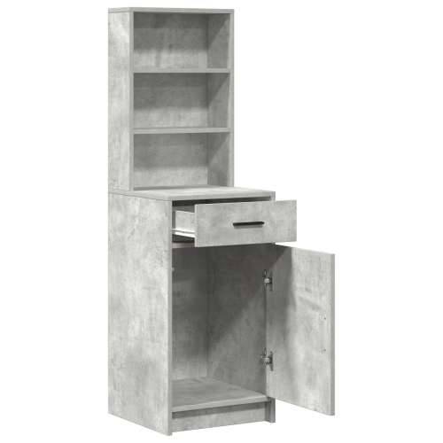 visoki ormar betonske sive 40x41x135 cm konstruirano drvo Cijena