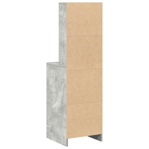visoki ormar betonske sive 40x41x135 cm konstruirano drvo Cijena