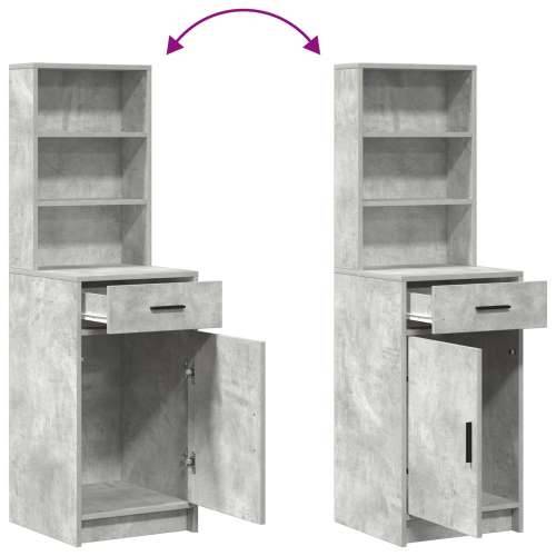 visoki ormar betonske sive 40x41x135 cm konstruirano drvo Cijena