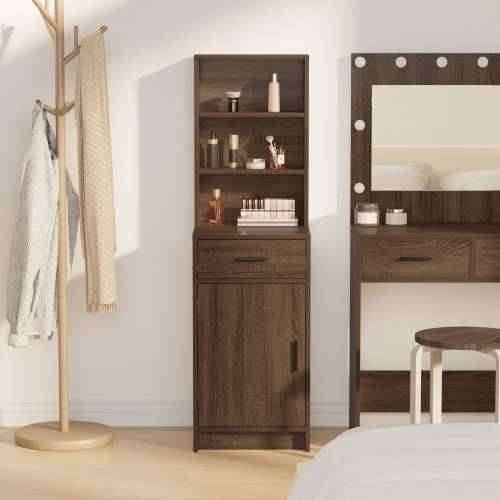 Visoki kabinet Smeđi hrast 40x41x135 cm Inženjerski drvo Cijena