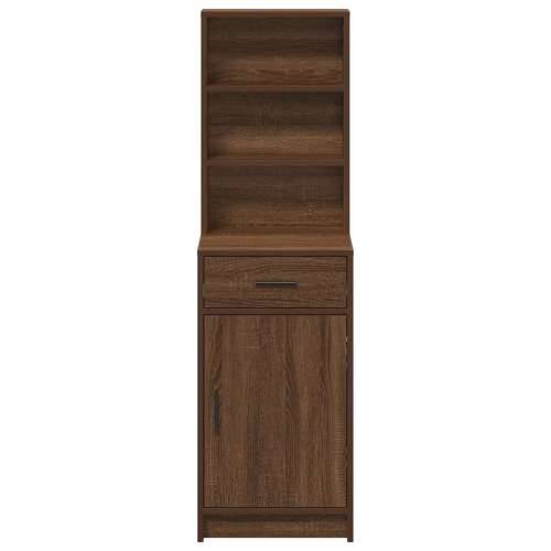 Visoki kabinet Smeđi hrast 40x41x135 cm Inženjerski drvo Cijena