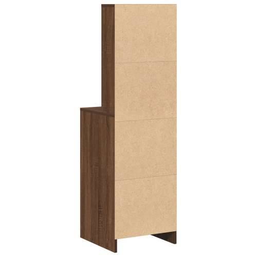 Visoki kabinet Smeđi hrast 40x41x135 cm Inženjerski drvo Cijena