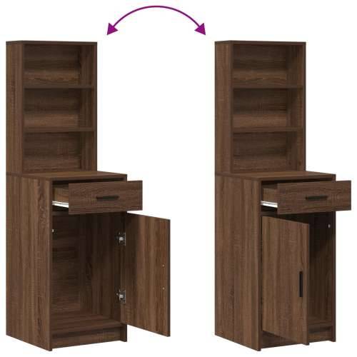 Visoki kabinet Smeđi hrast 40x41x135 cm Inženjerski drvo Cijena