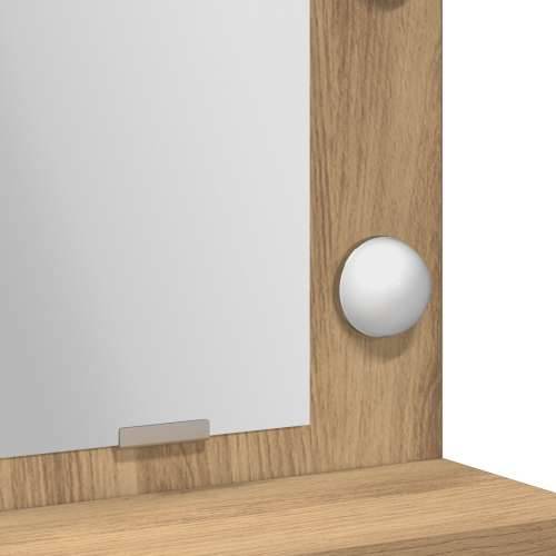 Toaletni stol s LED svjetlima Artisan - Hrast 50x41x135 cm Cijena
