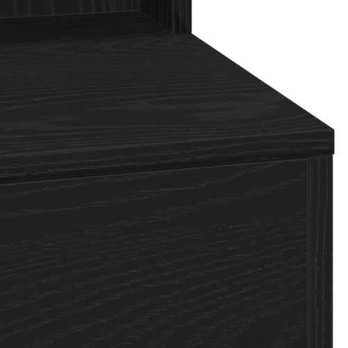 Toaletni stol s LED svjetlima, crna hrast, 100x41x135 cm Cijena