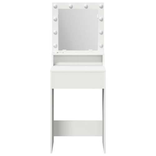 Toaletni stol s LED lampama Bijela 50x41x135 cm Cijena