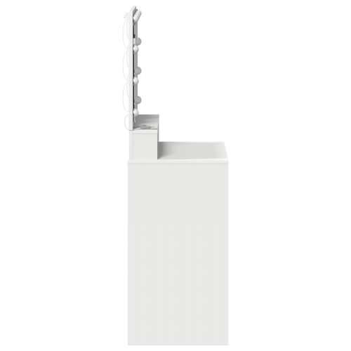 Toaletni stol s LED lampama Bijela 50x41x135 cm Cijena