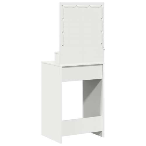 Toaletni stol s LED lampama Bijela 50x41x135 cm Cijena