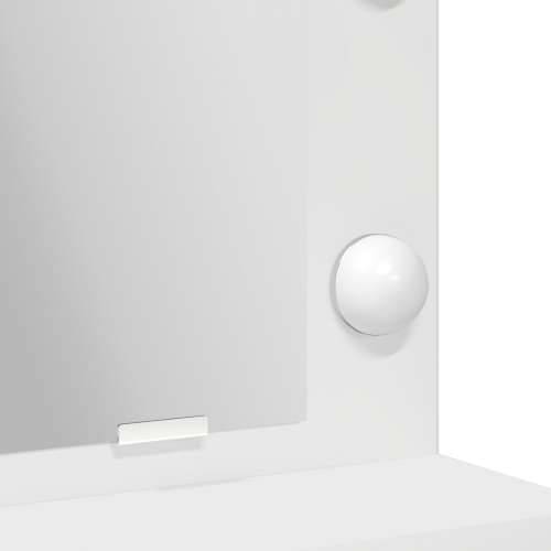 Toaletni stol s LED lampama Bijela 50x41x135 cm Cijena