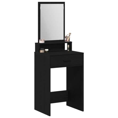 Toaletni stol s ladicama - Crni hrast 50x41x140 cm Cijena